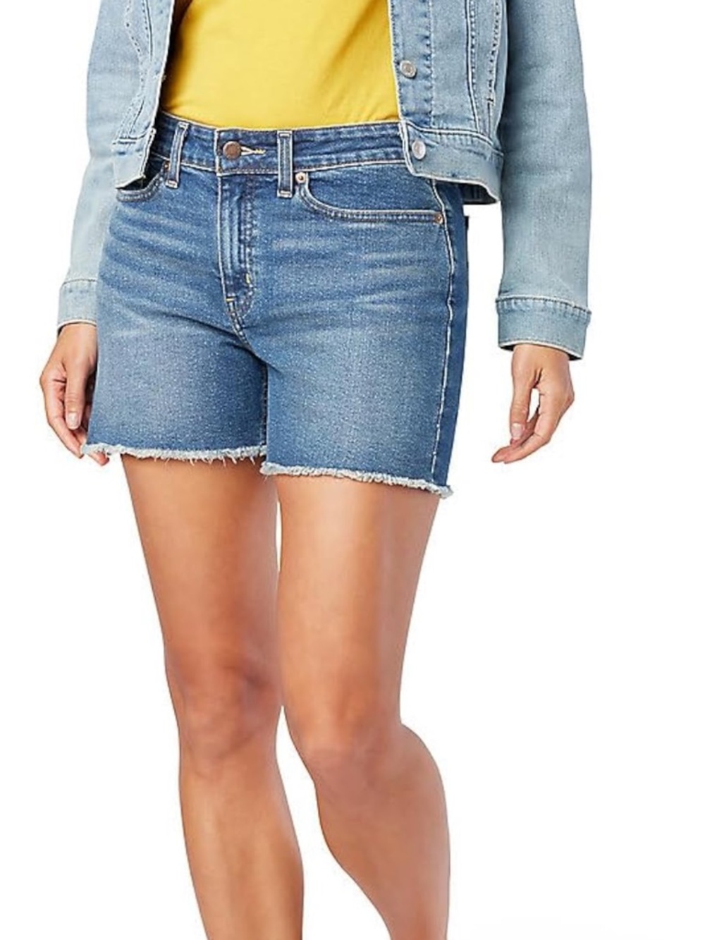 Signature by Levi Strauss - True Shorts - blue denim - size 4